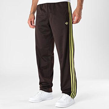 Adidas Originals - Pantalone Jogger A Bande Firebird KZ1206 Marrone