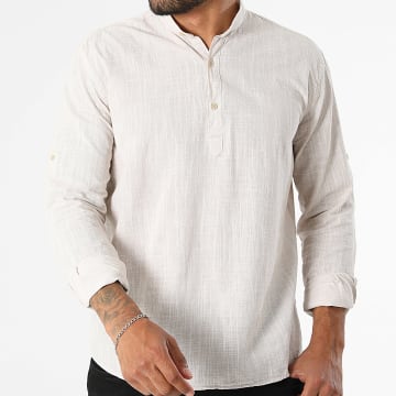 Classic Series - Camicia Maniche Lunghe Regular Fit 808 Beige Mélange