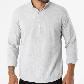 Classic Series - Camicia Maniche Lunghe Regular Fit 808 Verde Kaki Mélange