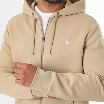Polo Ralph Lauren - Felpa con zip e cappuccio Original Player Beige