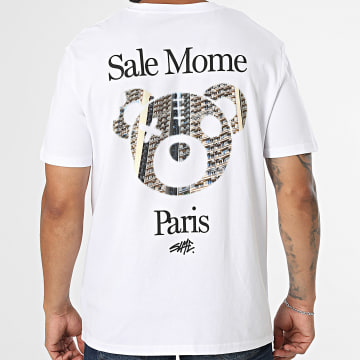 Sale Môme Paris - Tee Shirt Oversize Large Blurry Bat Blanc