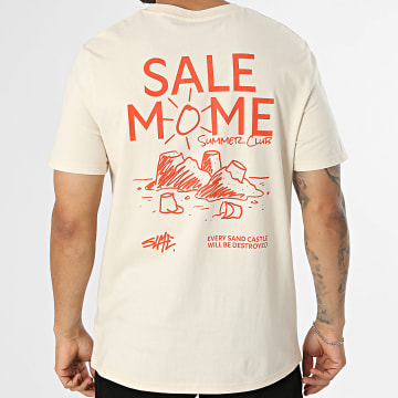 Sale Môme Paris - T-Shirt Oversize Large Every Sand Castle Beige