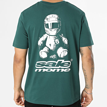 Sale Môme Paris - T-Shirt Oversize Racing Flaschengrün