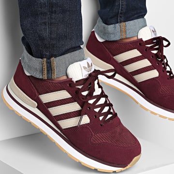 Adidas Originals - Sneakers ZX 500 RS LA1638 Maroon Wonder Beige