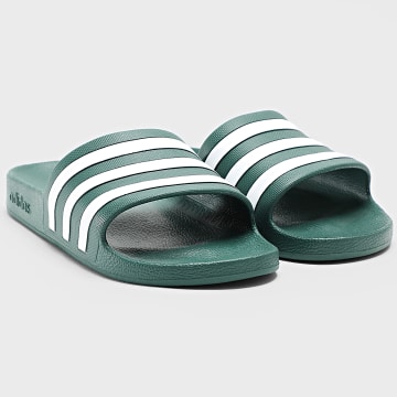 Adidas Sportswear - Sneakers Adilette Aqua KJ7363 Verde Core Bianco Scarpa
