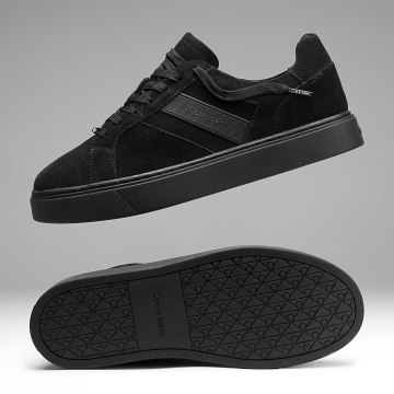 Calvin Klein - Zapatillas Classic Cups Laceup Tape 2200 Triple Black