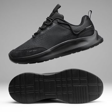 Calvin Klein - Zapatillas Light Eva Runner Cordones 2343 Negro Triple