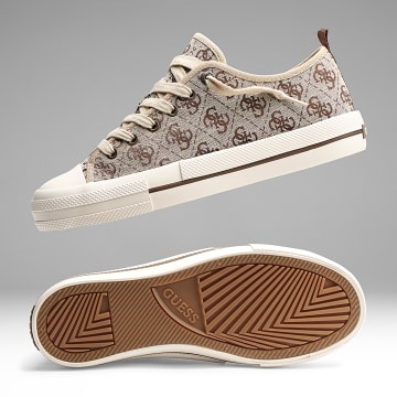 Guess - Sneaker FMJCLIFAL12 Beige Marrone