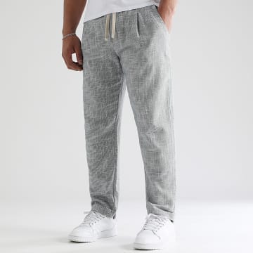 LBO - Elegante Hose Texturiert 2809 Schwarz Meliert