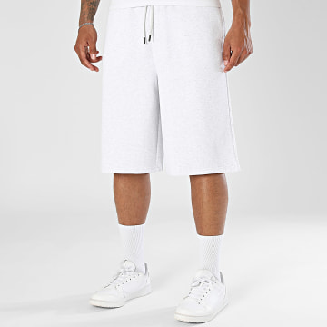 Only And Sons - Pantalón corto de chándal baggy fit Ceres Gris Claro Jaspeado