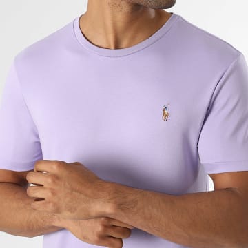 Polo Ralph Lauren - T-Shirts Custom Slim Fit Oxford Violet