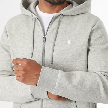 Polo Ralph Lauren - Sudadera con capucha y cremallera Original Player Gris Jaspeado