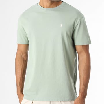 Polo Ralph Lauren - T-Shirts Classic Fit Original Player Green Beige