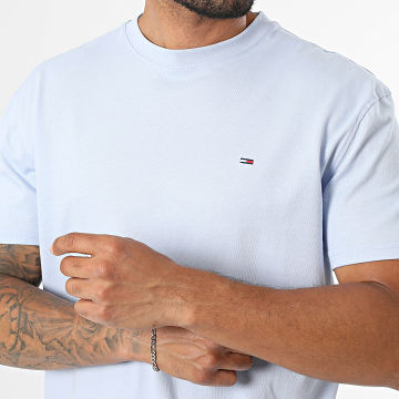 Tommy Jeans - T-Shirt Regular Fit Small Flag 2504 Azul Claro