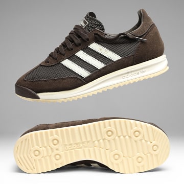 Adidas Originals - Sneakers SL 72 RS KH9657 Dark Brown Off White Warm Vanilla