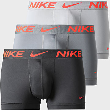 Nike - Pack de 3 Boxers Essential Micro KE1156 Gris Negro Gris Antracita