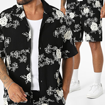 Uniplay - Tracksuit Short Sleeve Shirt And Short 168 Black