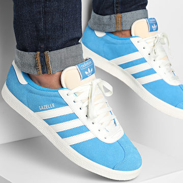 Adidas Originals - Baskets Gazelle KH9716 Bright Blue Off White