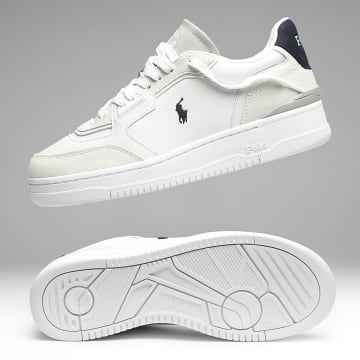 Polo Ralph Lauren - Baskets Open Master White Navy