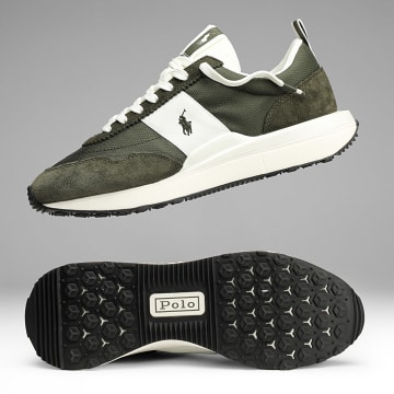 Polo Ralph Lauren - Sneaker Train 89 Olive White