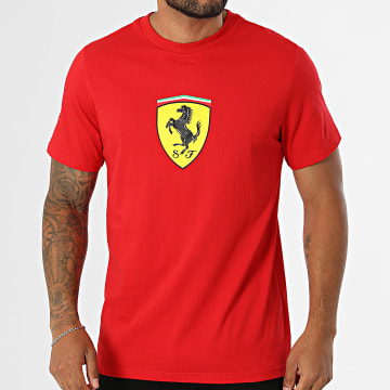 Puma - T-Shirt Ferrari Colored Shield 637003 Rosso