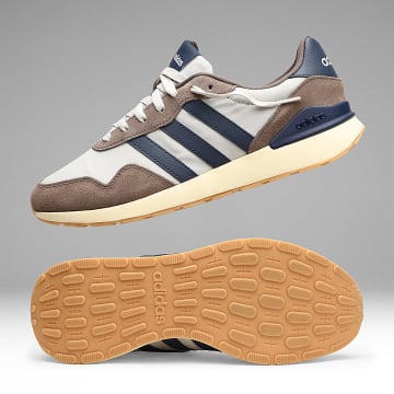 Adidas Sportswear - Sneakers Run 60s 4.0 KJ7220 Wonder Alluminio Collegiate Navy Earth Strata