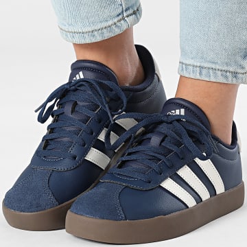 Adidas Performance - Zapatillas Mujer VL Court 3.0 K KK2260 Índigo Nocturno Blanco Core Goma 50