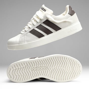 Adidas Sportswear - Sneakers Streettalk KJ4834 Off White Marrone Scuro