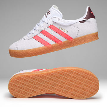 Adidas Originals - Baskets Femme Gazelle J KI7132 Frozen Purple Solar Turbo Maroon