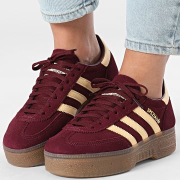 Adidas Originals - Zapatillas Mujer Handball Spezial Bold W KI2219 Maroon Tinte Naranja Goma 5