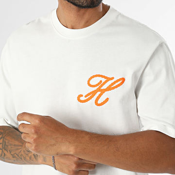 KZR - T-Shirt 336 Weiß Orange