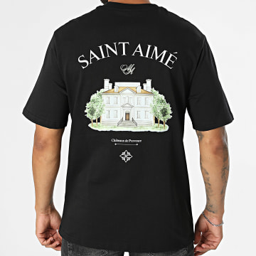 KZR - Oversize-T-Shirt Chateaux De Provence 332 Schwarz