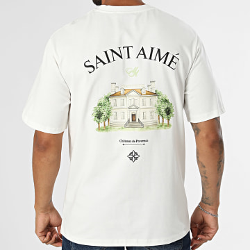 KZR - T-Shirts Oversize Chateaux De Provence 332 Weiß
