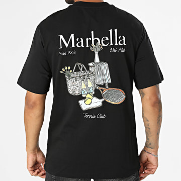 KZR - Oversize-T-Shirt Marbella 333 Schwarz