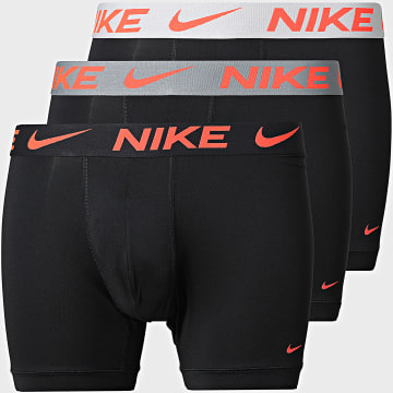 Nike - Lot De 3 Boxers Essential Micro KE1157 Noir Gris Rouge