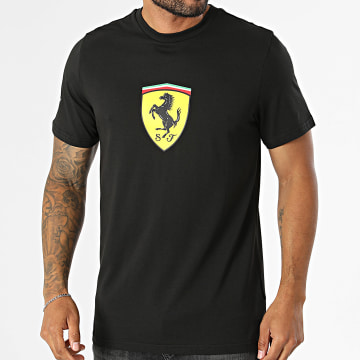 Puma - T-Shirt Ferrari Colored Shield 637003 Nero