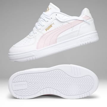 Puma - Sneakers Donna Caven III Jr 406235 White Powder Pink Puma Gold