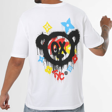 Teddy Yacht Club - T-Shirt Oversize Monogram Cmjn Bianco