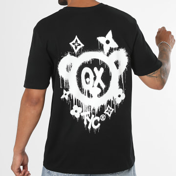 Teddy Yacht Club - T-Shirt Oversize Monogram White Nero