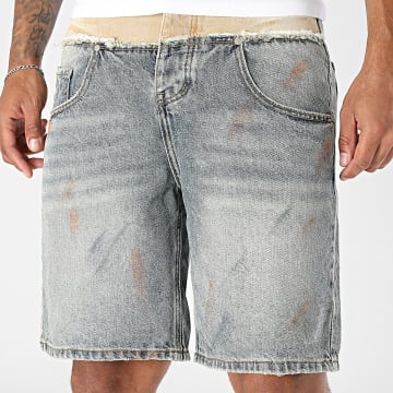 Uniplay - Jean Shorts 528 Dark Blue Camel