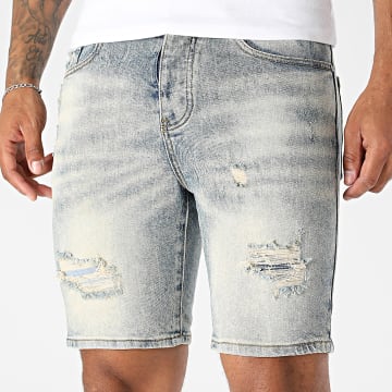 Uniplay - Short En Jean 517 Bleu Marine