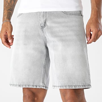 Uniplay - Short En Jean 557 Meliert Grau