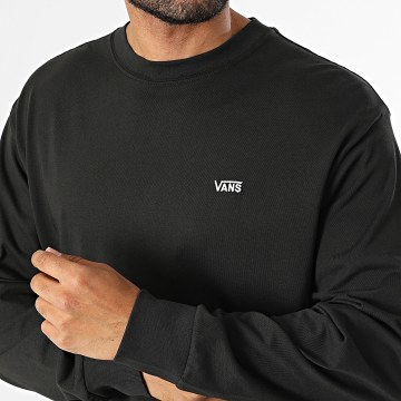 Vans - T-Shirt Manga Longa Left Chest 010FJ Preto