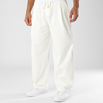 Frilivin - Pantalón Baggy Fit 115 Blanco