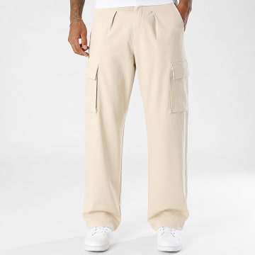 LBO - Cargohose mit Falten 2577 Hellbeige