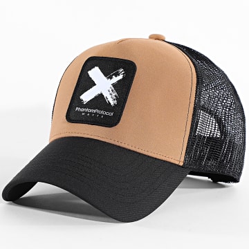 Watts - Casquette Trucker Tribe Camel Noir