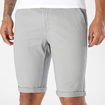 Paname Brothers - Pantaloncino Chino Bary 5 Grigio Chiaro