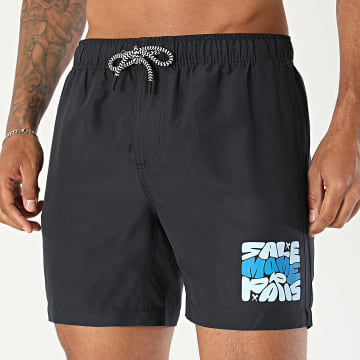 Sale Môme Paris - Short De Bain Bubble 2 Noir Bleu