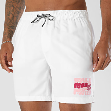 Sale Môme Paris - Short De Bain Bubble 2 Blanc Rose