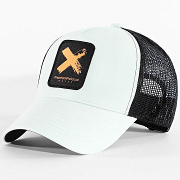 Watts - Casquette Trucker Tribe Turquoise Clair Noir
